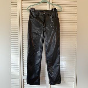 Faux Leather Pants